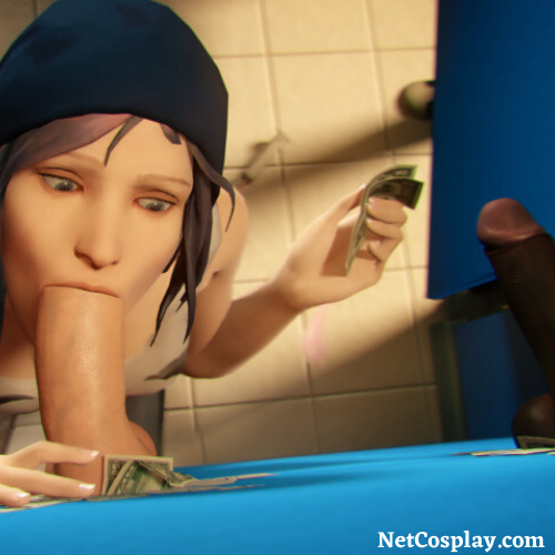 Chloe Price sucks dick for cash at the gloryhole and can't wait for the bbc picture