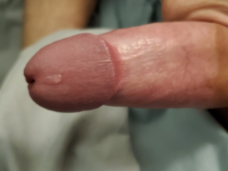 Swollen cock head dripping pretty picture