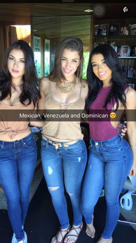 Three cute Latinas picture