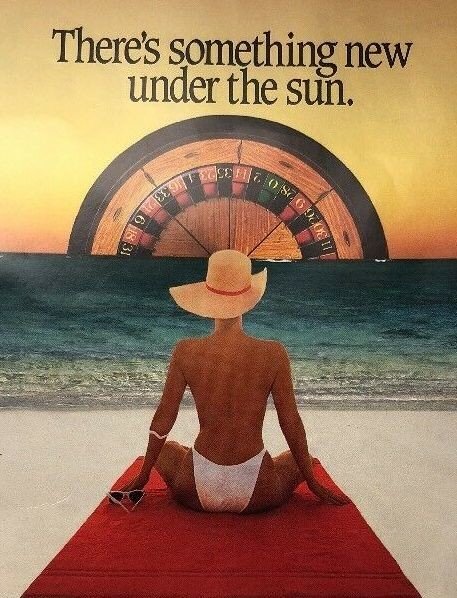 BAHAMA vacation ad from 1980s picture