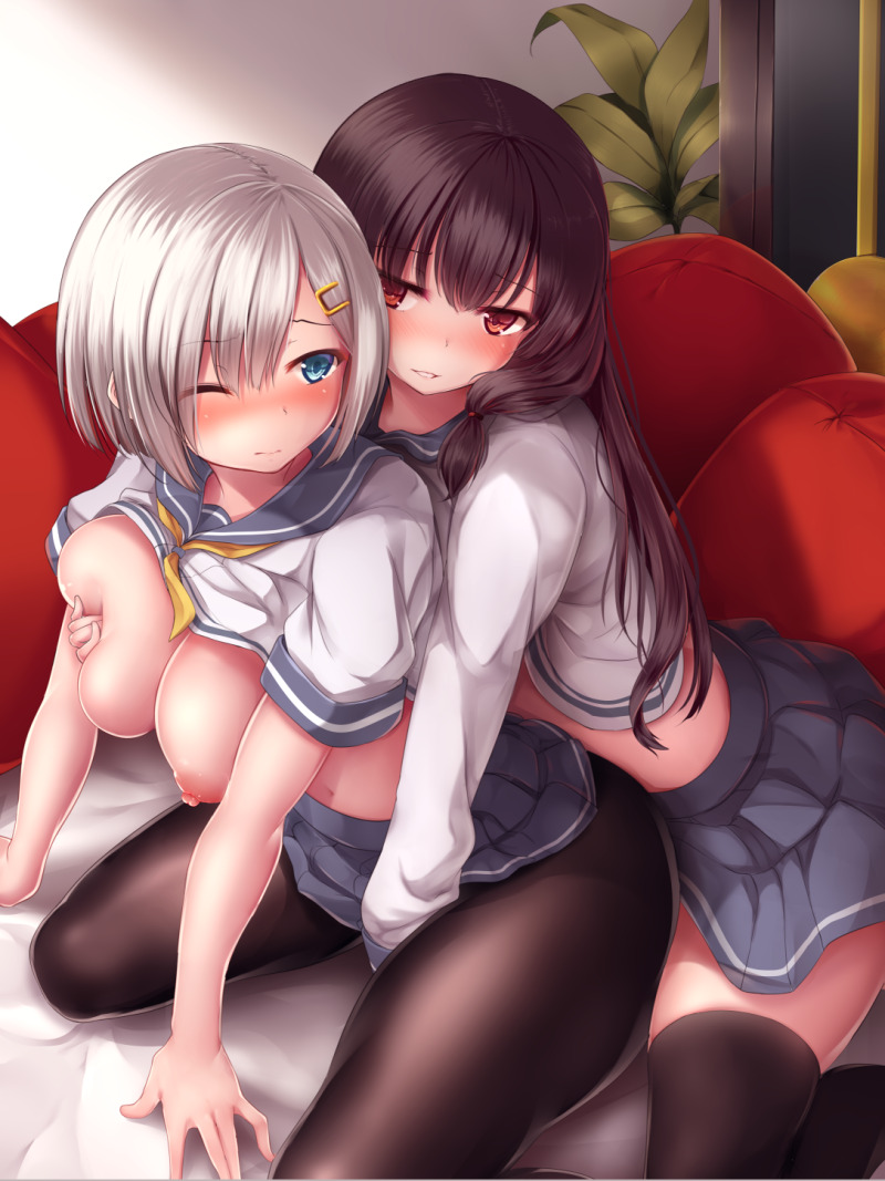 Kantai Collection - Hamakaze and Isokaze - by Nicoby picture