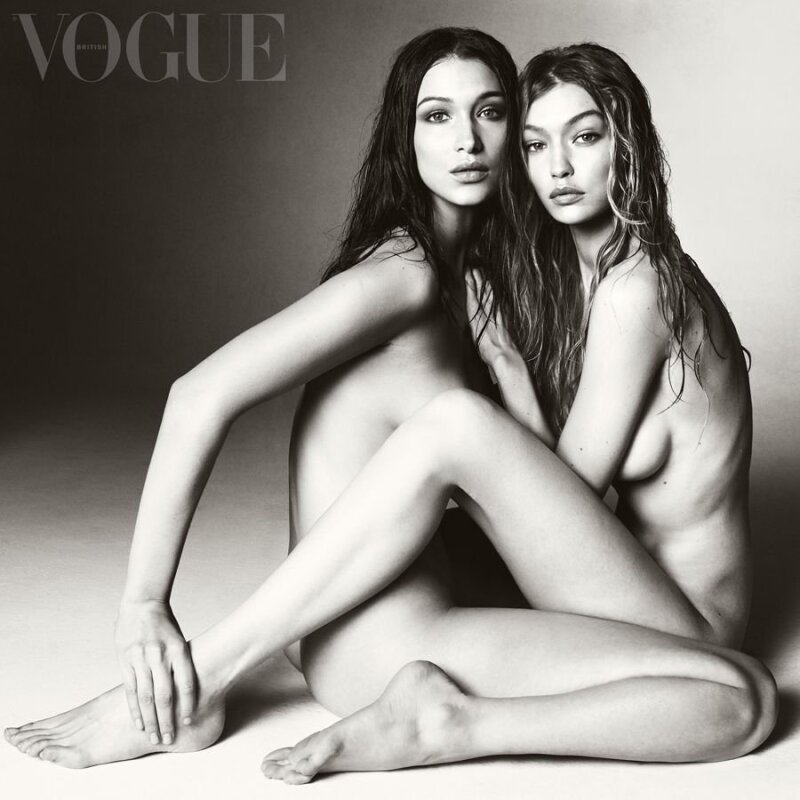 Naked sisters Bella and Gigi picture