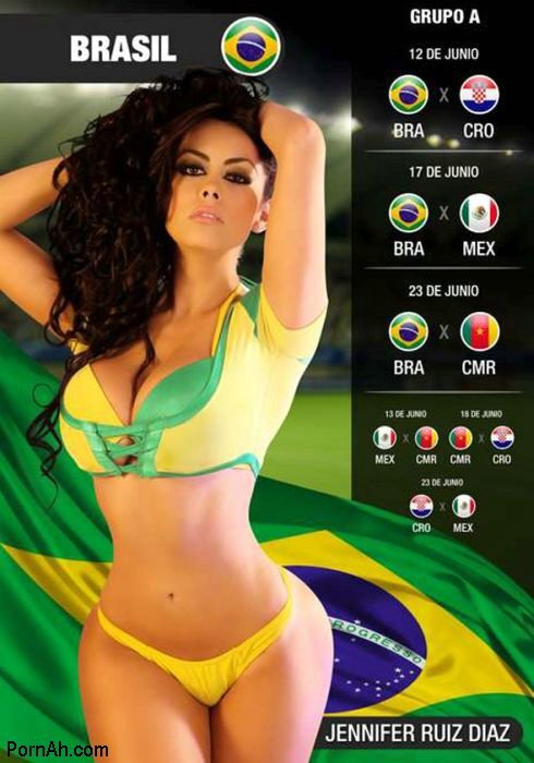 Brazilian Jennifer Ruiz Diaz World Cup 2014 picture