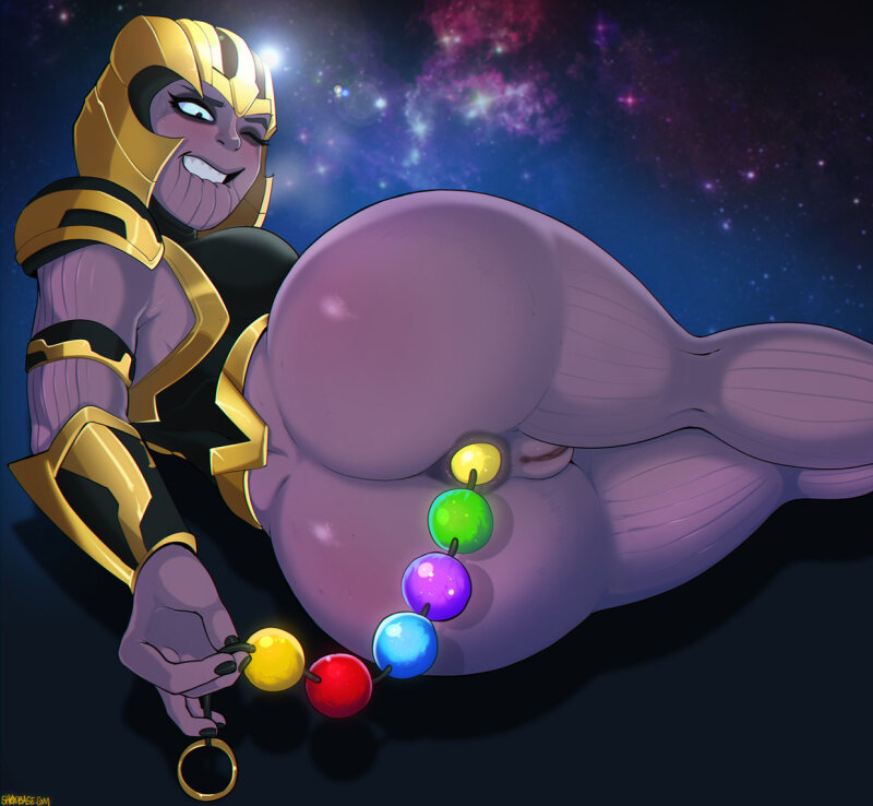 무한 구슬을 가진 Lady thanos picture