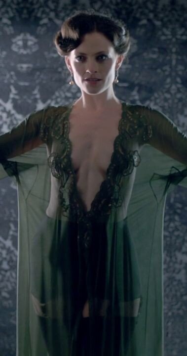 Lara Pulver as Irene Adler in Sherlock picture