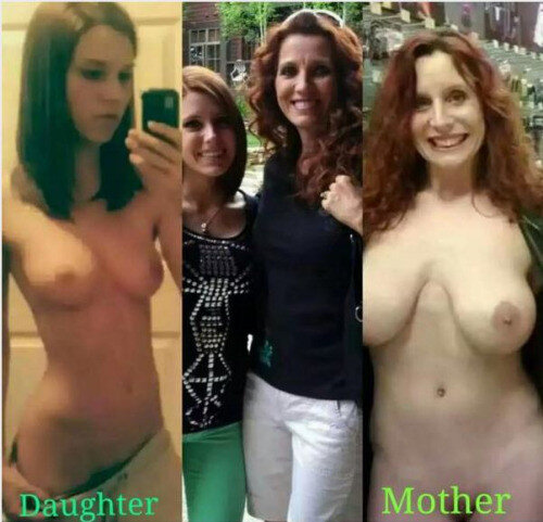 Naughty mom and daughter picture