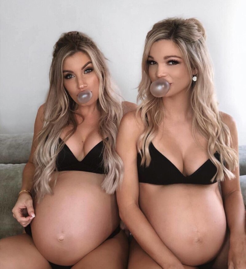 pregnant brats chewing bubble gum picture