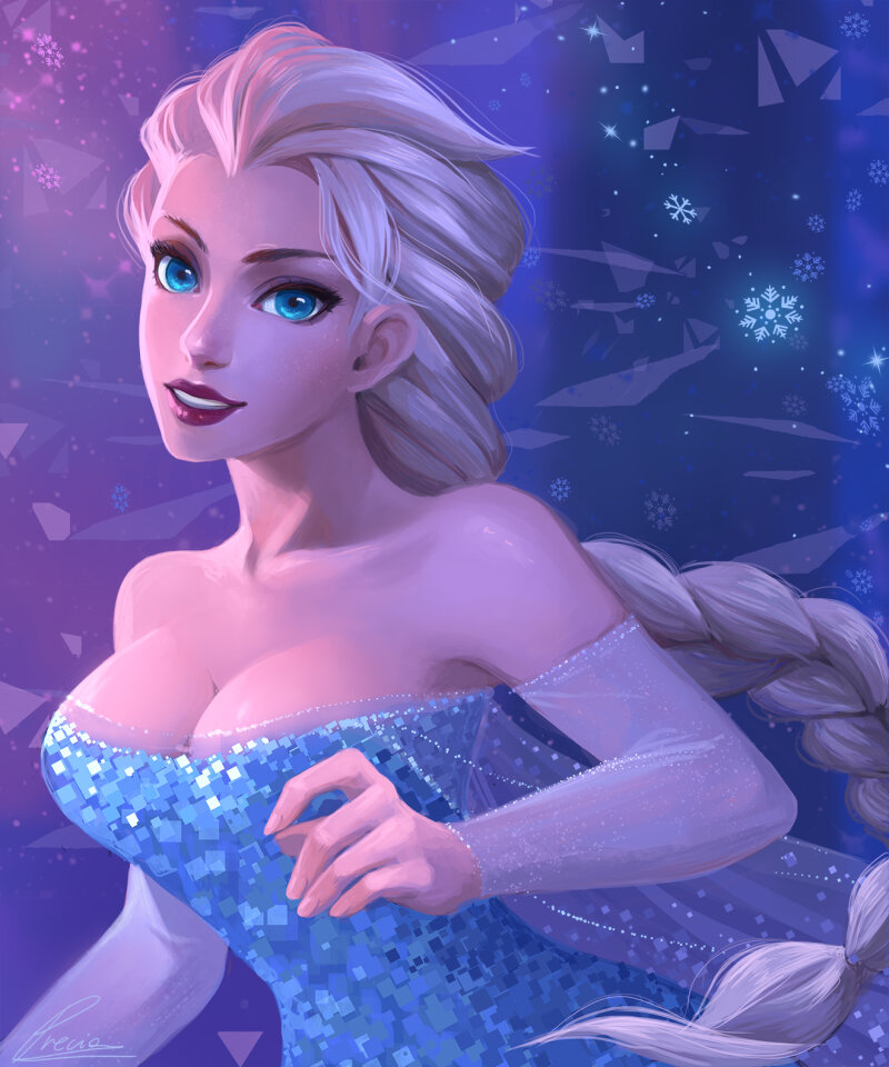 Precia-T撰写的Elsa-Frozen picture