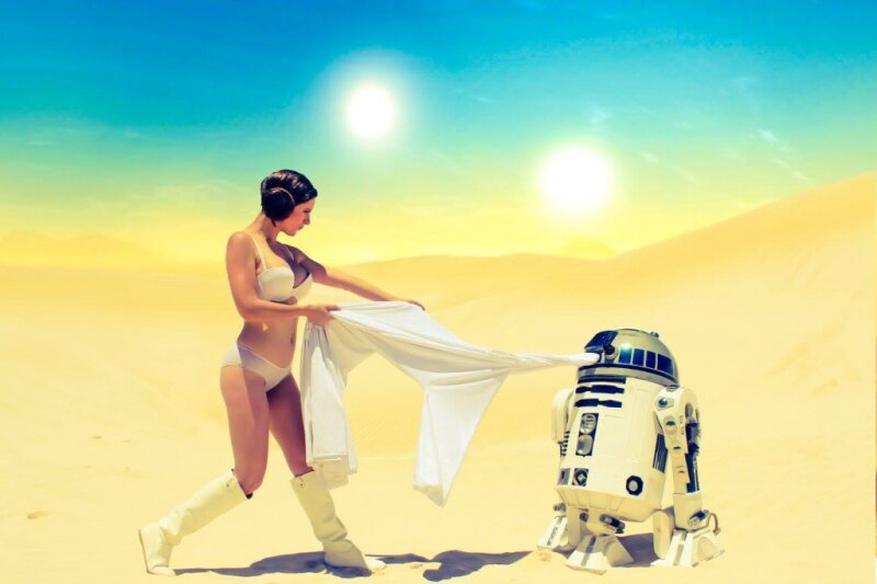 Princess Leia on Tatooine picture
