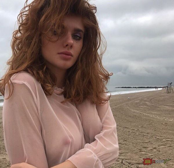 See-through on the beach picture
