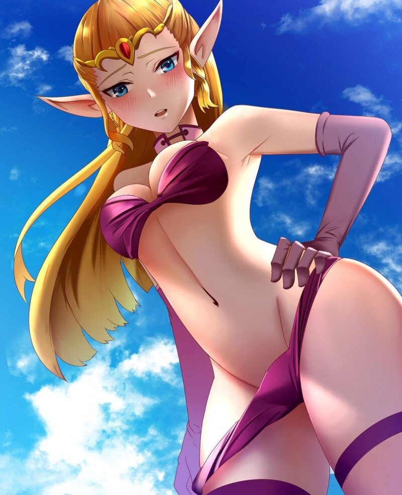 Zelda比基尼泳装性感 picture