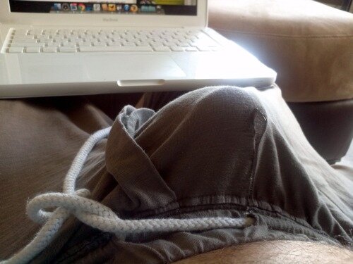 Precum in sweats picture