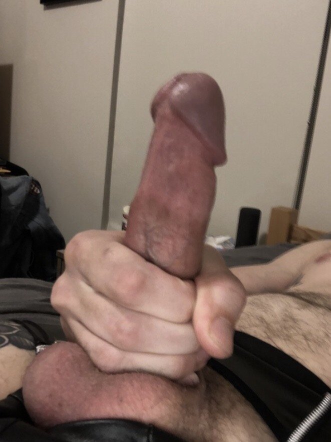Just holding my throbbing cock picture