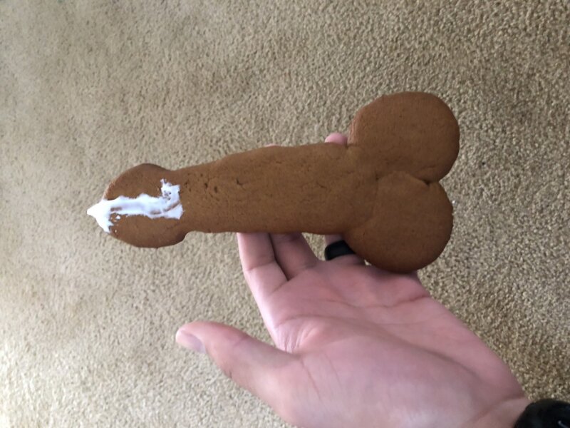 Gingerbread cock picture