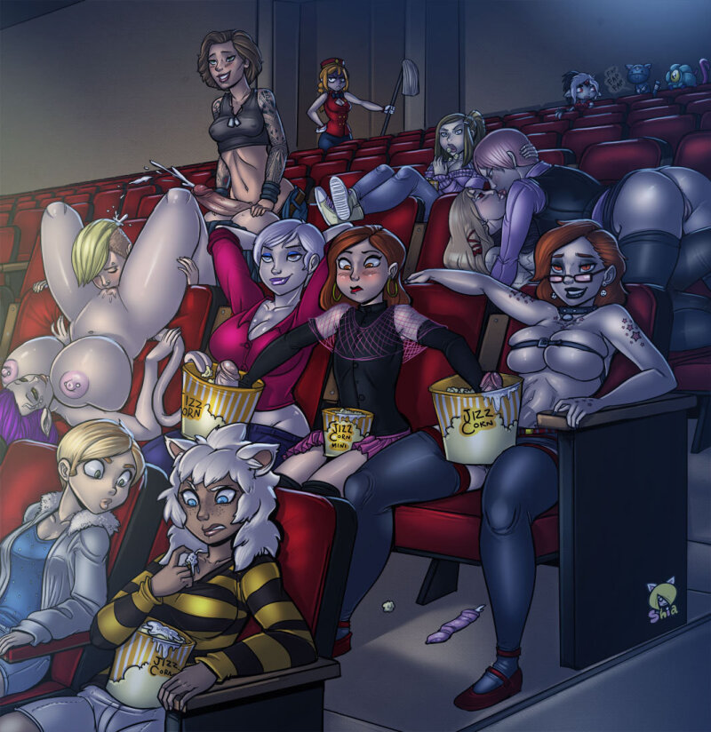 Futas & traps at the theater picture