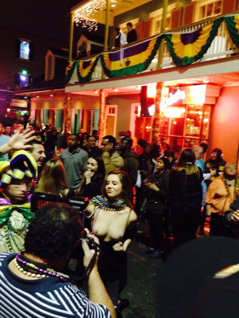 Mardi Gras flash picture