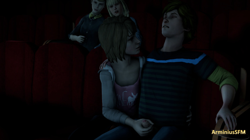 Max gives Warren a hand job at the movies picture