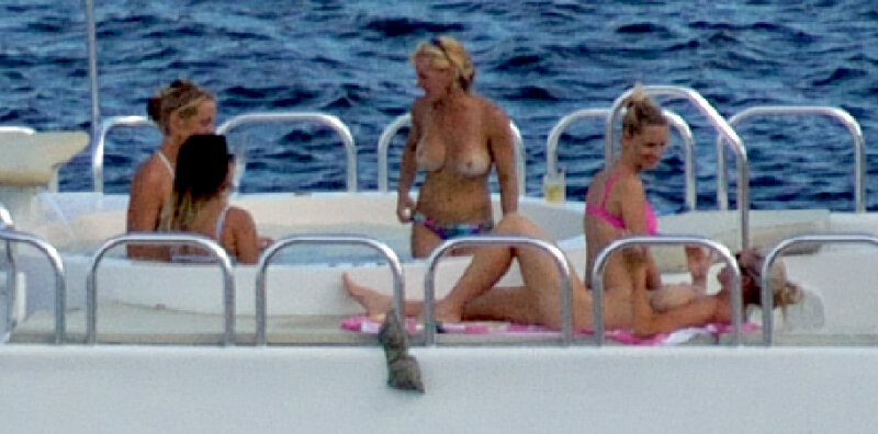 Topless yacht party! picture