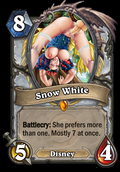 sex game card Snow White picture