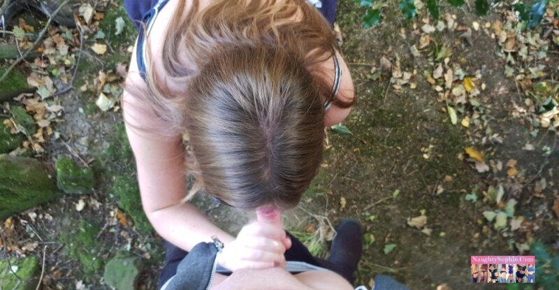 Sucking Cock in the Woods. Wish it was you.. picture