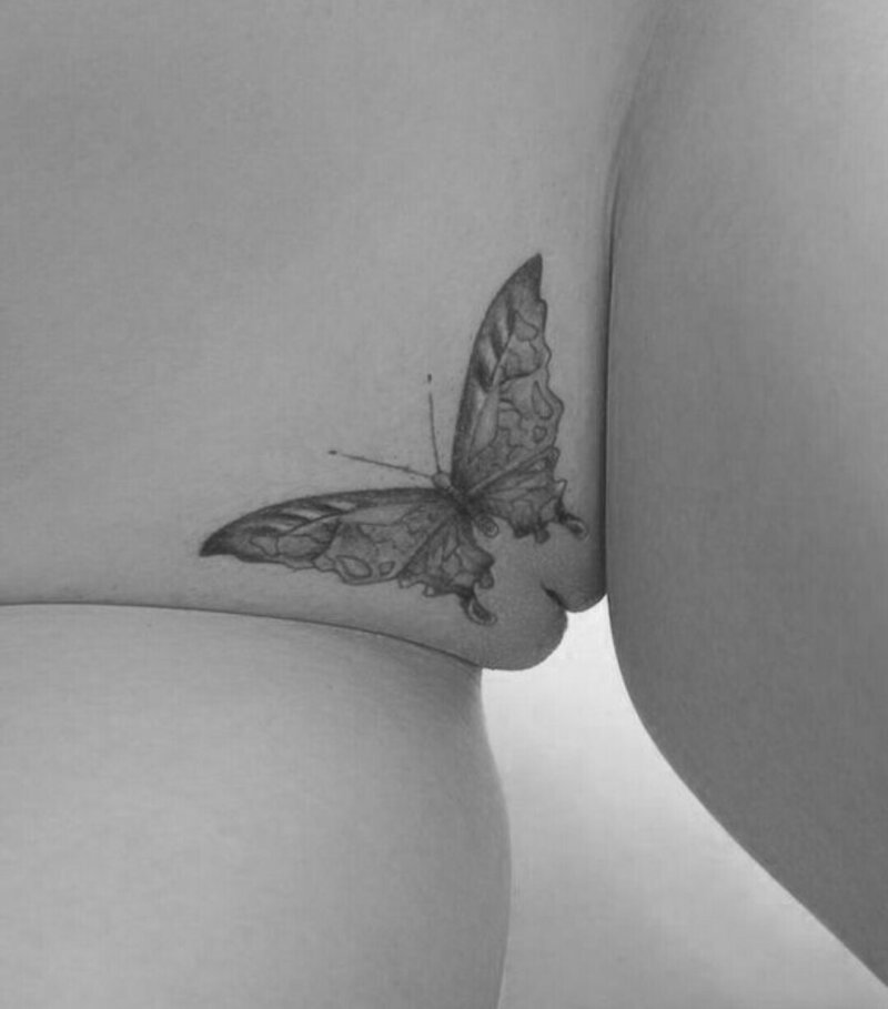 蝶のタトゥー picture