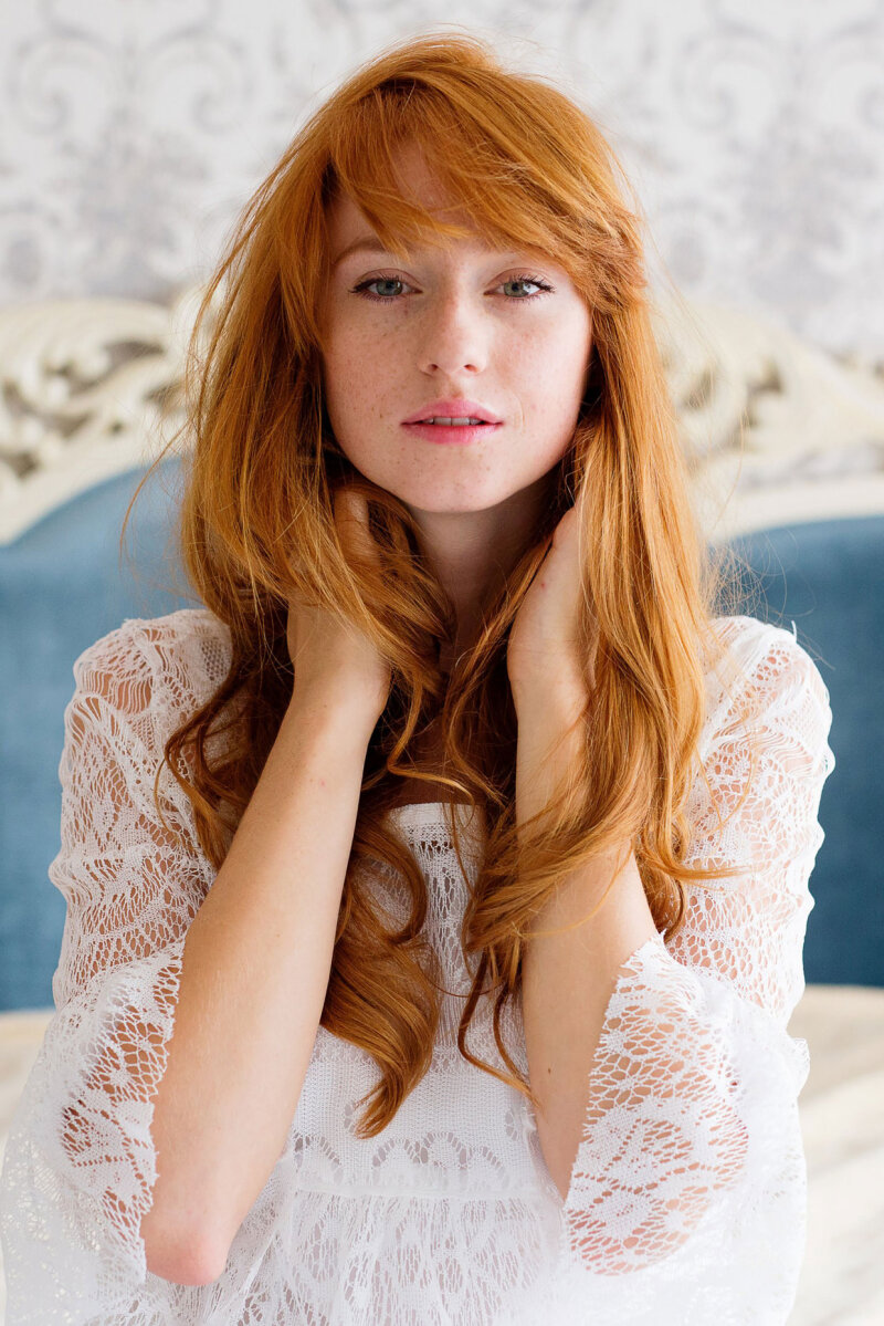 the most beautiful redhead in the world picture