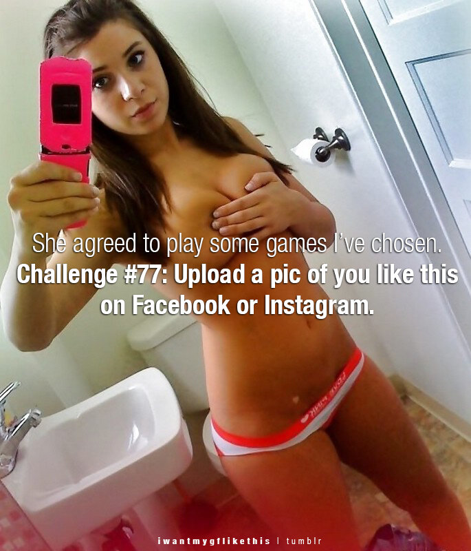 Challenge #77: Upload a pic of you like this on Facebook or Instagram. picture