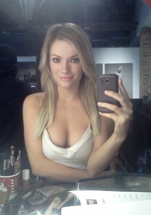 Incredible next door selfshot photo featuring sexy blonde picture