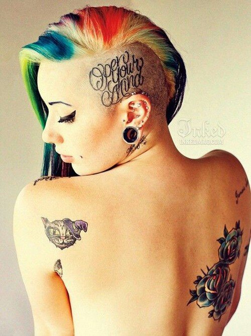 A Beautiful Fashion and Tattooed Girl picture