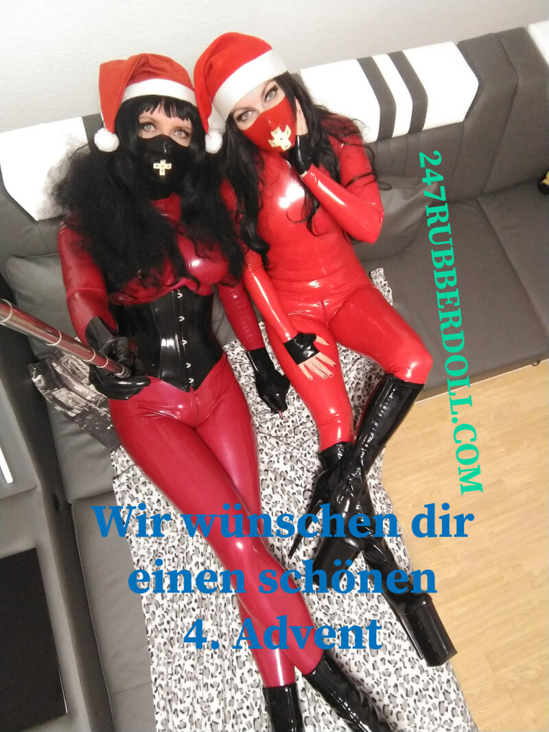 2 red Rubberdolls picture