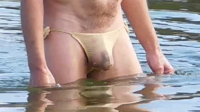 Wet bulge at Popham Beach ME. picture