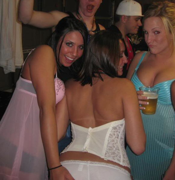 sluts at a lingerie party picture