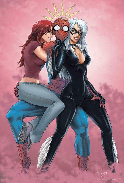 Spiderman MaryJane AND BlackCat picture