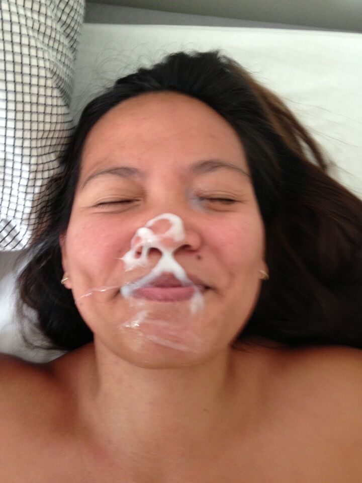 Filipina wife apple likes to be covered in cum picture