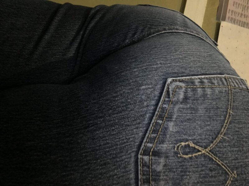my nice round ass in jeans picture