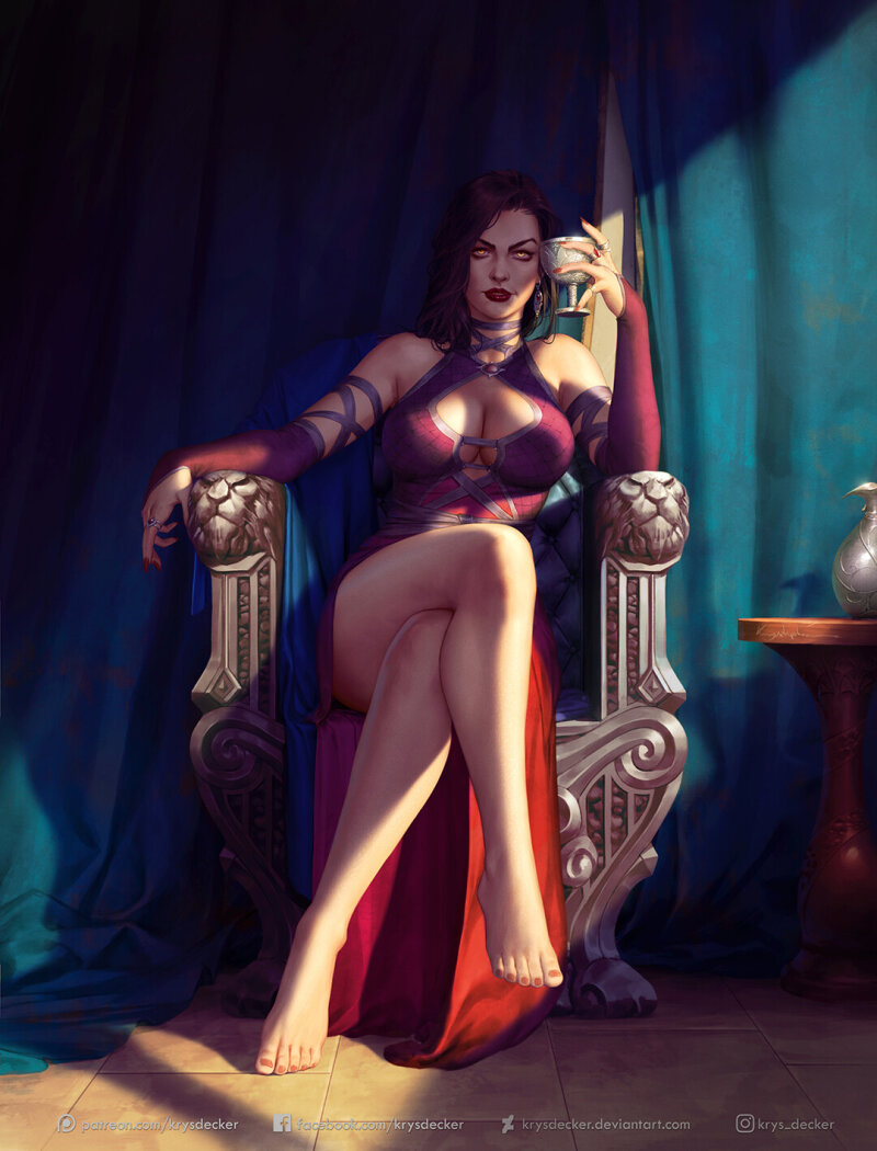 Sexy Lady Katrana Prestor in WoW picture