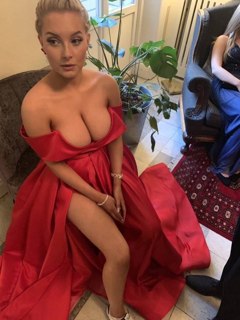 Red dress picture