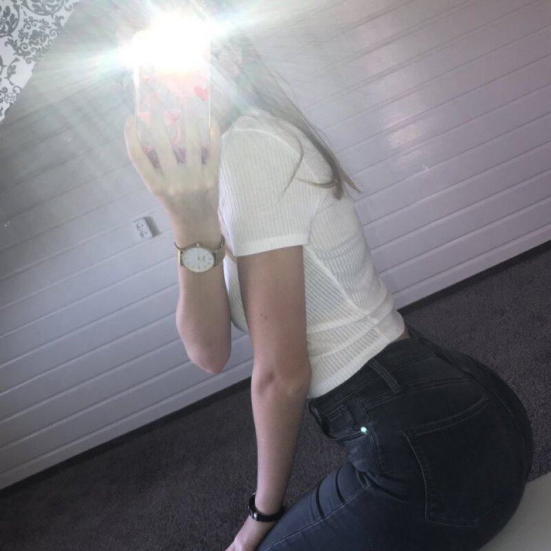 Blonde with big ASS picture