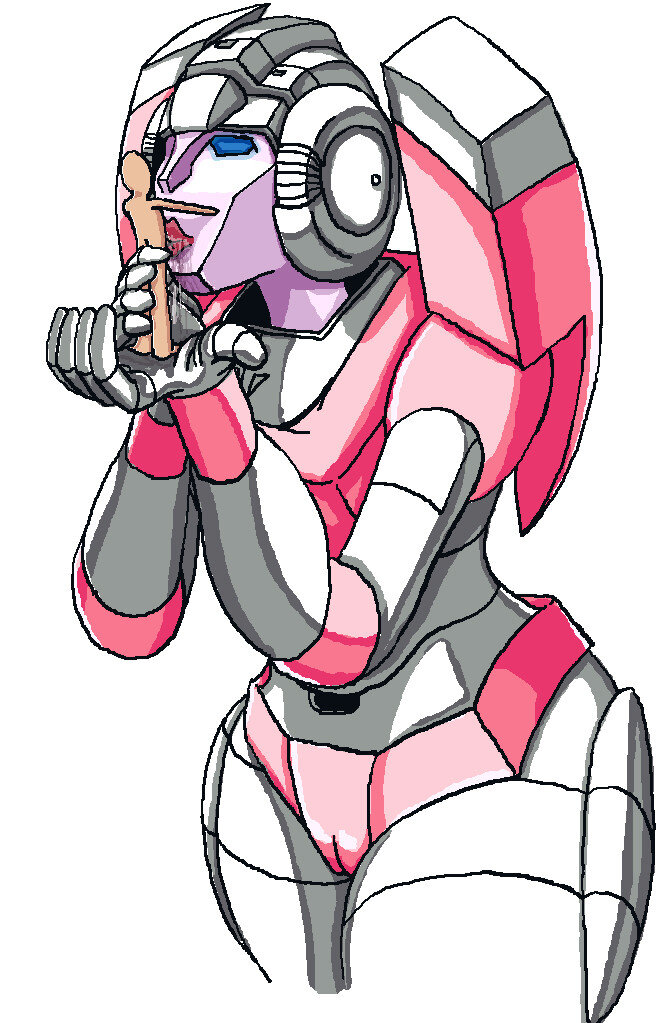 Arcee sucks human cock picture