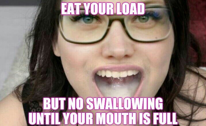 Swallow your cum picture