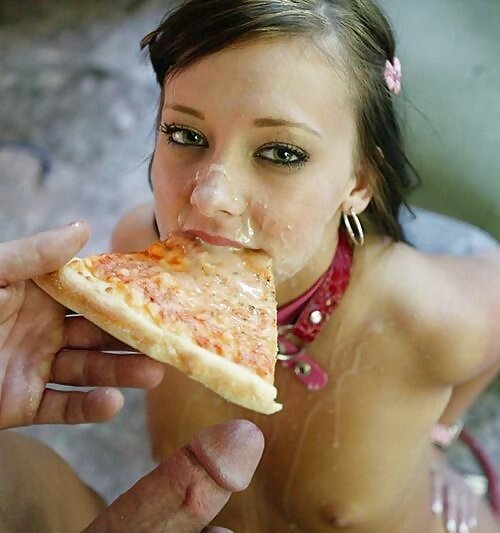 bazı cum pizza için seksi gözler picture