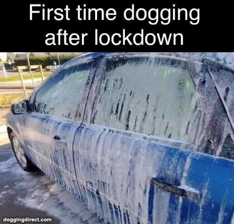 First time back dogging after lockdown - a cum splattered car! picture
