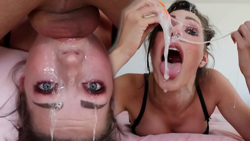 deep throat cum swallow picture