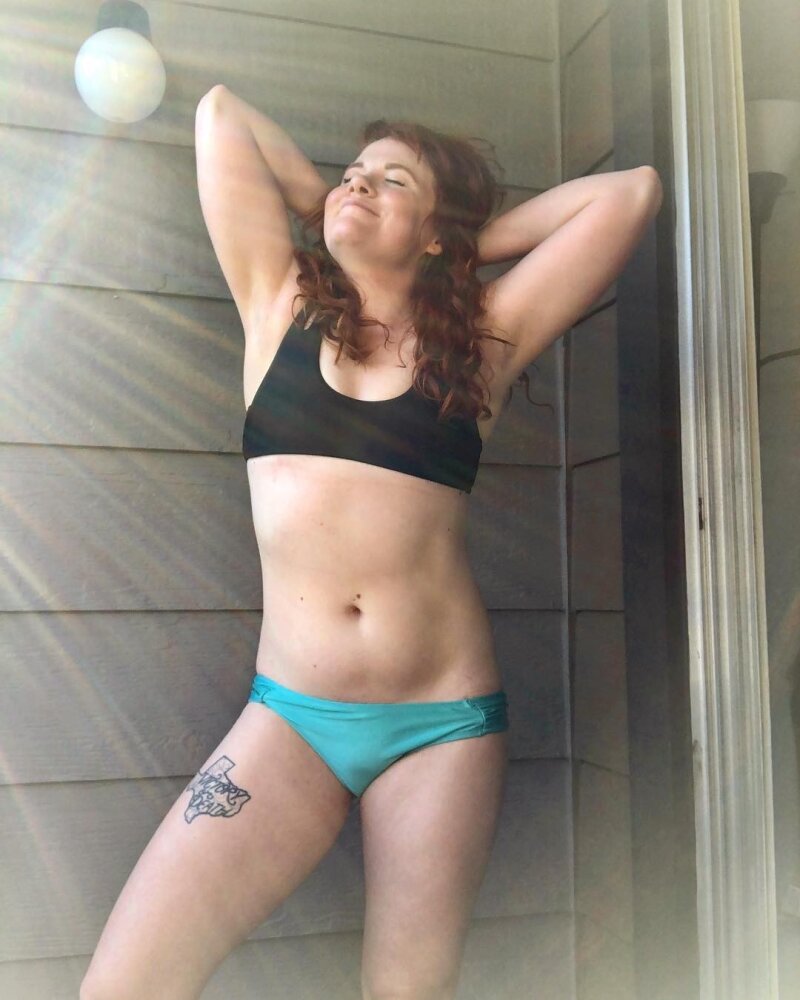 slut redhead sexy pose picture