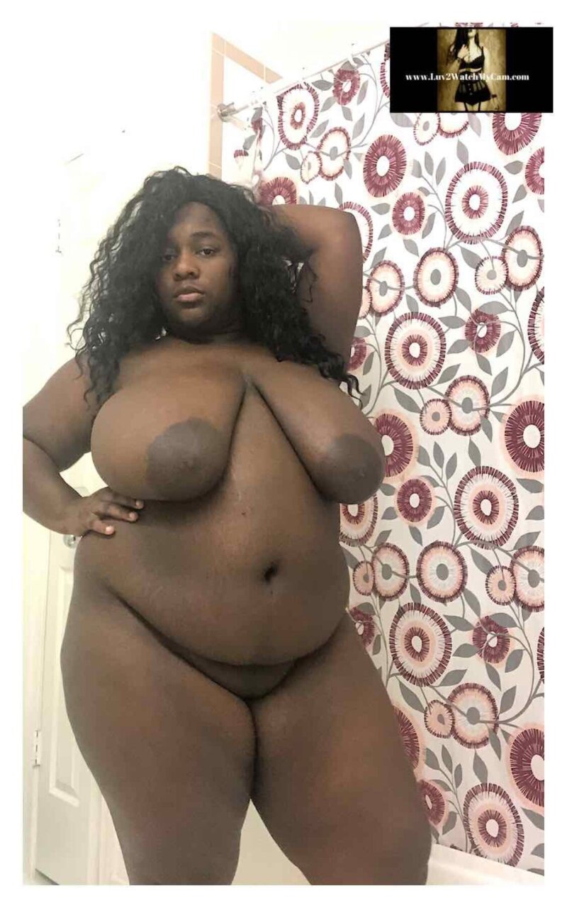 Ebony BBW Solo Nude Big Tit Masturbation Featuring Veah, aka Liah, Part 3 of 3 picture