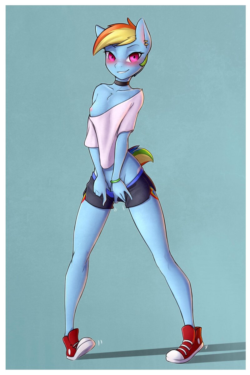 小胸彩虹破折号 picture