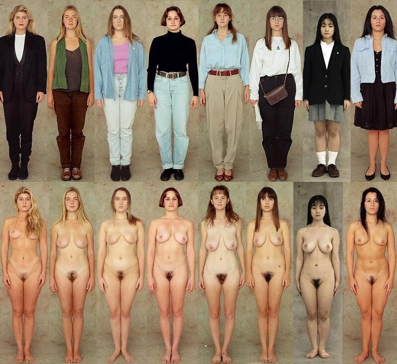 Clothed Vs. Nude Comparison picture