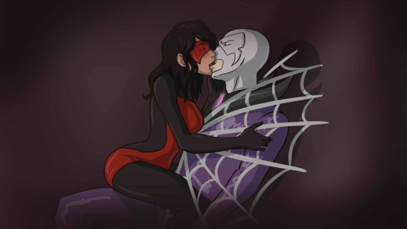Ladymoth kissing picture