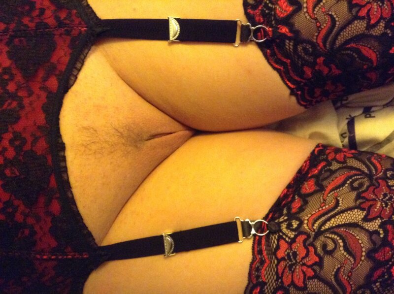 Wife in stockings... and not a lot else! picture