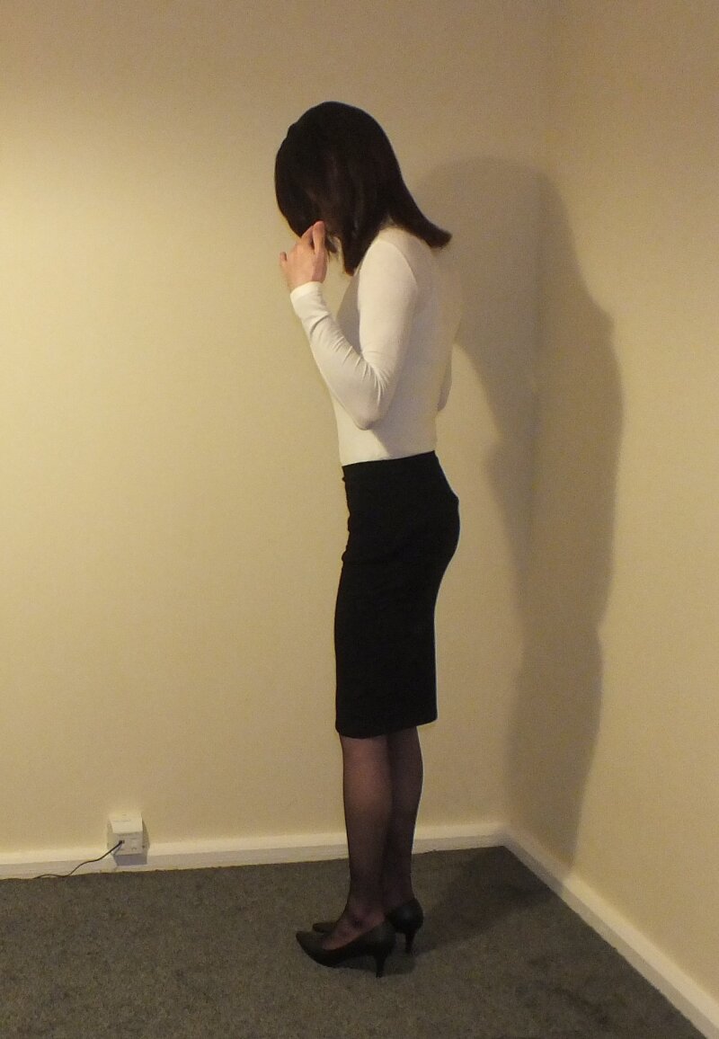Me posing in my work attire x picture